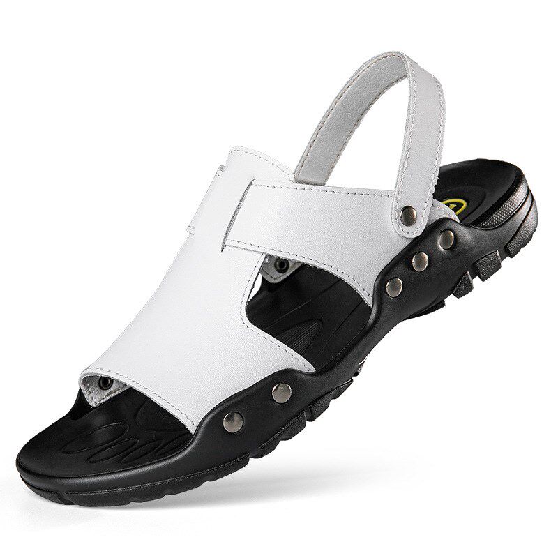 Summer Mens Oversized 4552 Leather Sandals Breathable Versat