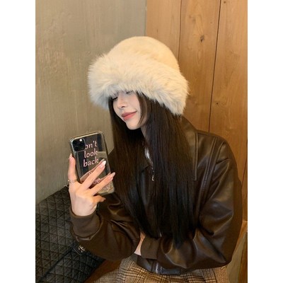 Winter Korean Style Faux Rabbit Fur Thick Warm Mongolian Hat