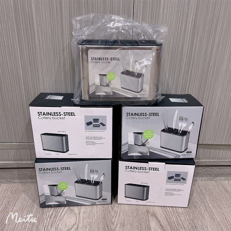 Kitchen Stainless Steel Chopstick Holder Multifunctional Dra