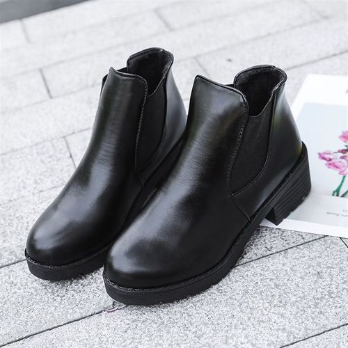 Winter Fashion Versatile Martin Boots Simple Warm Cotton Boo