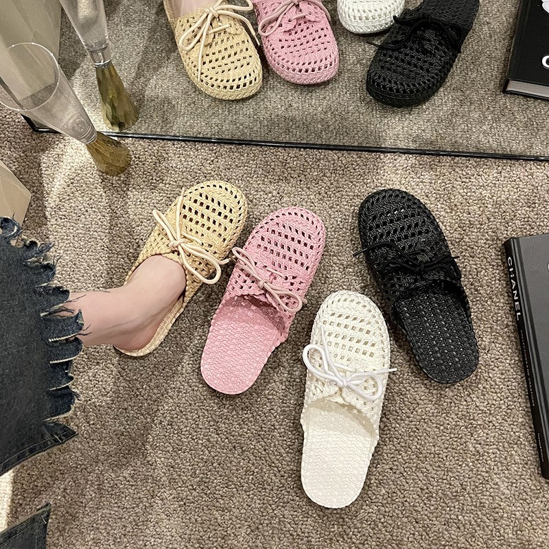 Summer Student Hollowout Slippers for Women IndoorOutdoor Sh