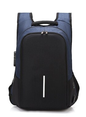 Antitheft Mens Backpack for Business Leisure 17 USB Schoolba