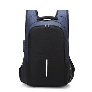 for Business Leisure Antitheft USB Backpack Schoolba Mens