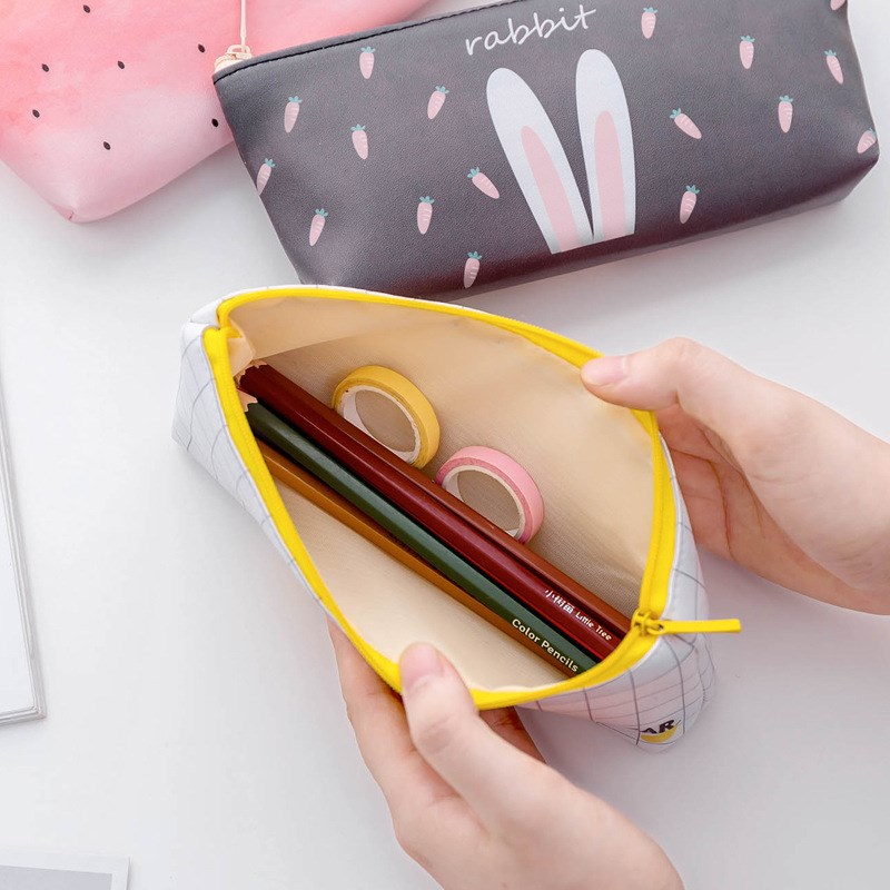Creative Student Stationery Inverted Trapezoid Pencil Case P