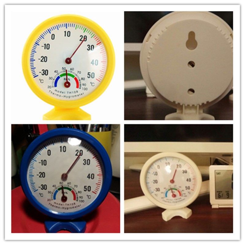 Round Pointer Thermometer Hygrometer Creative Gift Thermomet