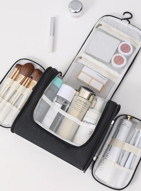 Largecapacity Thick Convenient 3Zipper Wash Bag for TravelHo