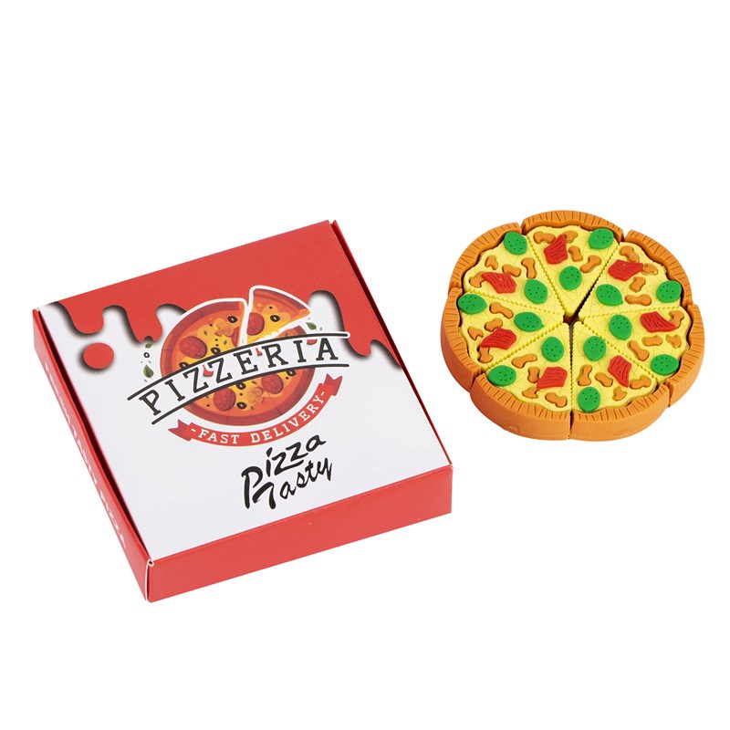 Creative Simulated Boxed Pizzashaped Erasers Student Station