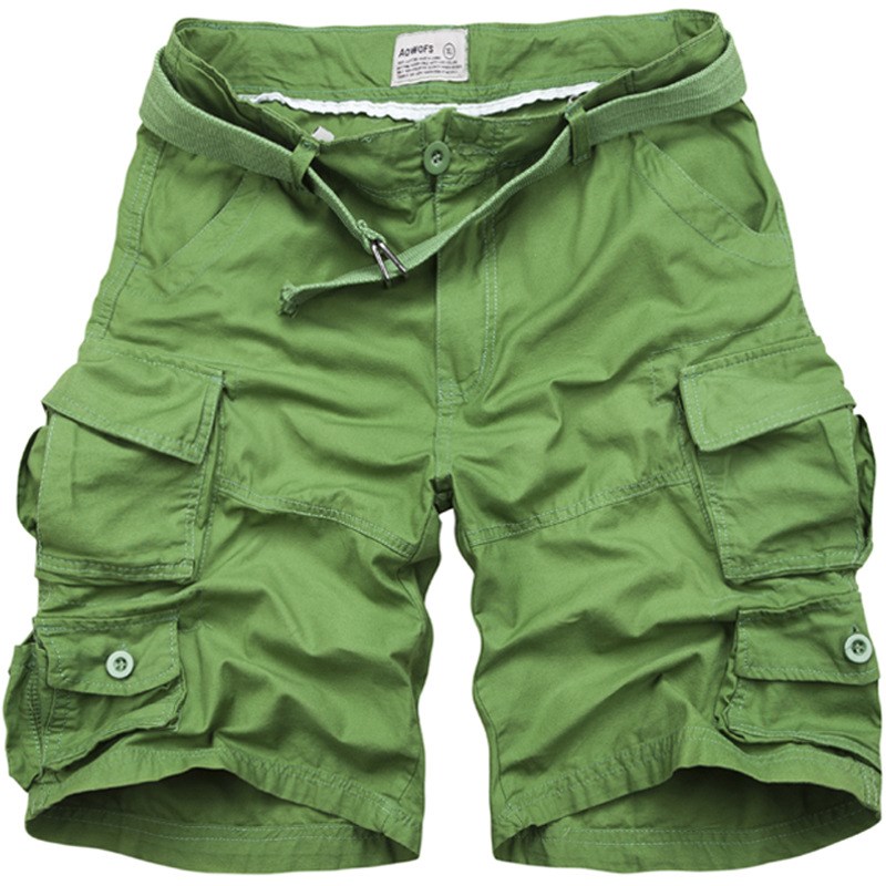 2025 European American Mens Work Pants Casual MultiPocket Wo