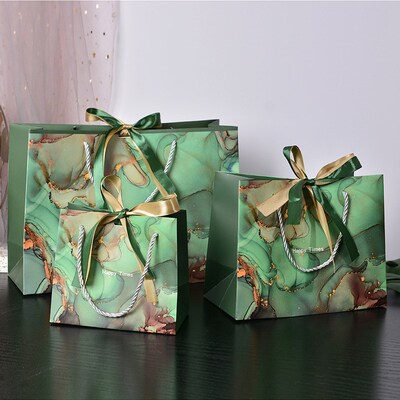 HighQuality Marble Pattern Gift Bag for Valentines Day Chris