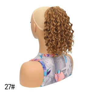 Deep Ponytail Chemical Fiber Sho Short Curly Womens