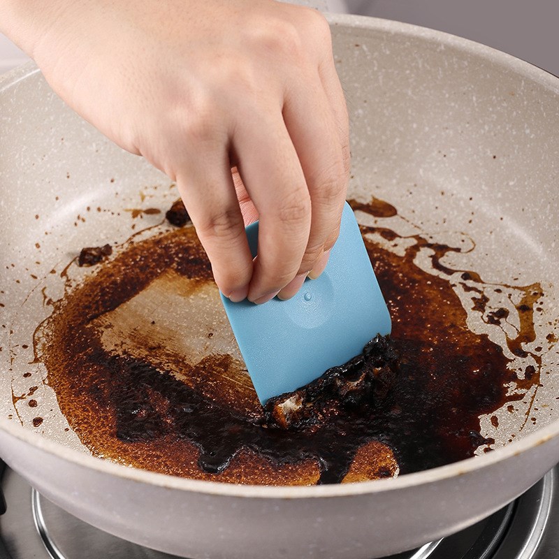 Nylon Scraper Tool Cast Iron Pan Cleaner Oil Stain Cleaning