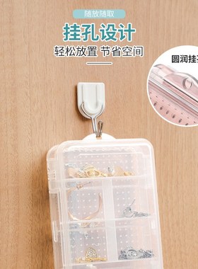 Luxury Doublelayered Partitioned Transparent Earring Jewelry