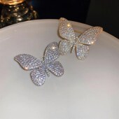 Accessories Sparkling Sui Brooch Exquisite Diamond Butterfly