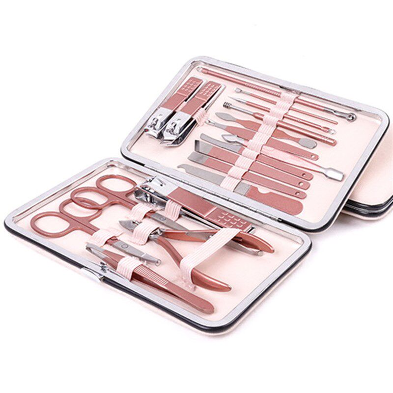 Stainless Steel Nail Clipper Set Professional Manicure Tool