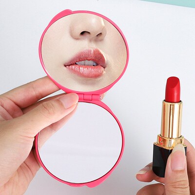 Portable Foldable Mini Mirror Doublesided Flip Makeup Mirror