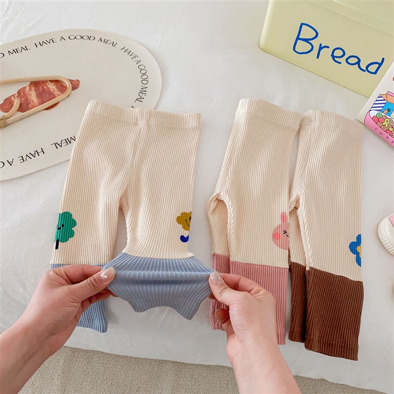 Spring Leisure Pants for 05 Years Old Girls Fashionable BK14