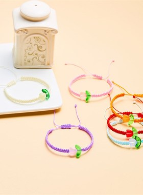 Tulip Bracelet Translucent CandyColored Flower Bracelet Desi