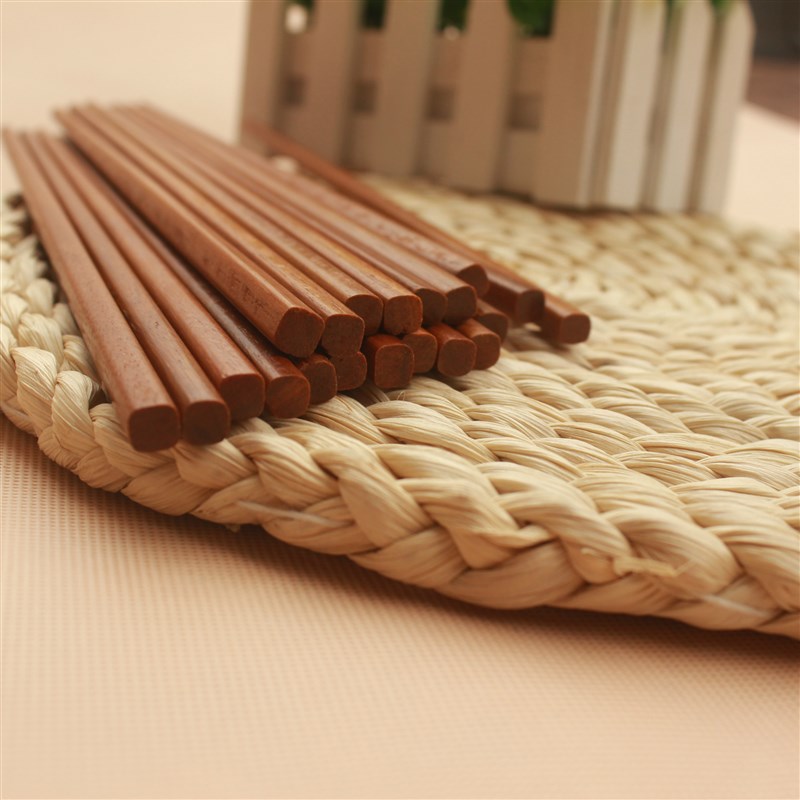 Natural Wooden Chopsticks Household Daily Necessities Gold T