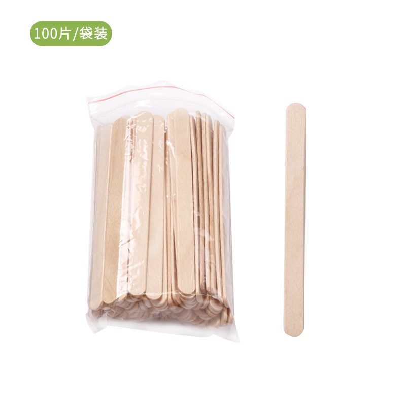 Beautifying Waxing Sticks 100PCS Wood Waxing Sticks for Hair