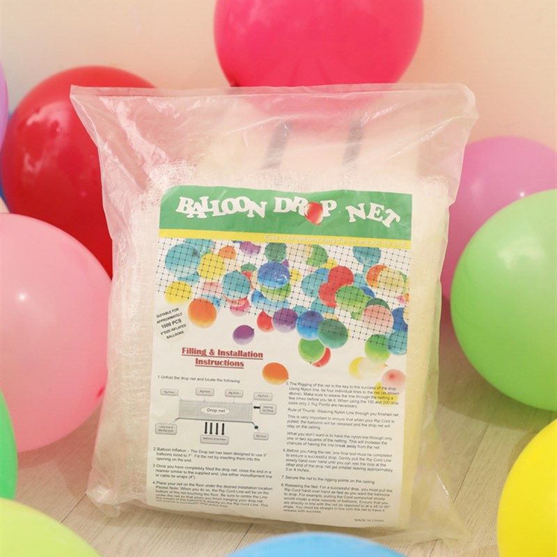 Wedding Balloon Rain Net Release Company Opening Decoration