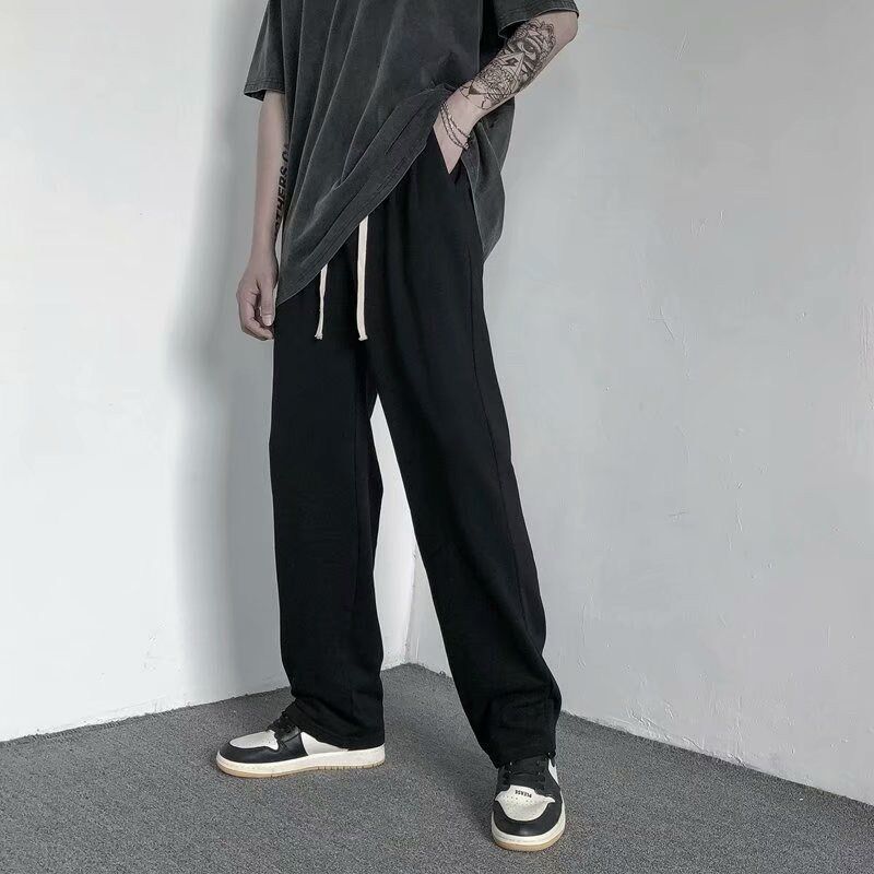 Relaxed Sweatpants for Men AutumnWinter Loose Straight Sport