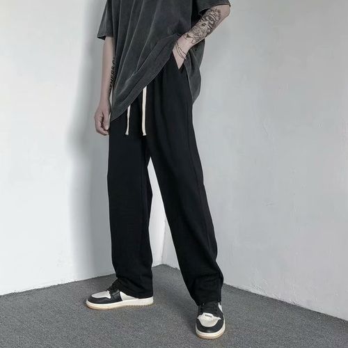 Relaxed Sweatpants for Men AutumnWinter Loose Straight Sport