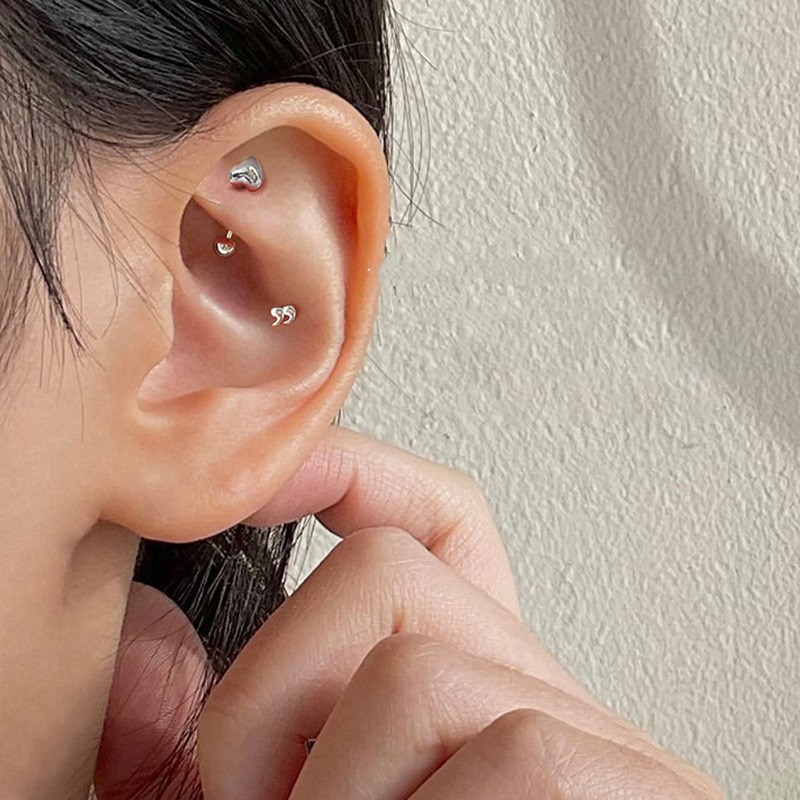 Simple Fashion Geometric Earrings Stainless Steel Butterfly