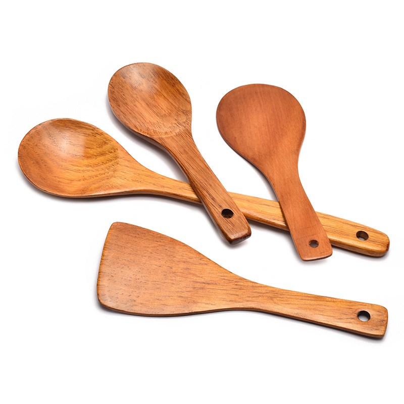 Creative Wooden Spoon Rice Scoop for Electric Rice Cooker En