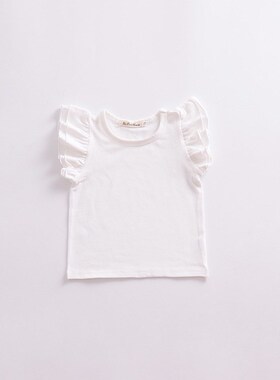 Summer Kids Tshirt with Lace Candy Color Style for 2018 H872