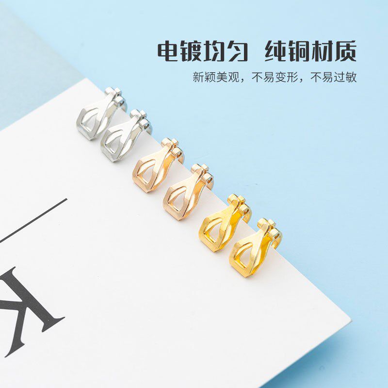 DIY Jewelry Accessories Earring Materials with Triangle Clip