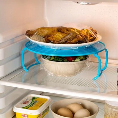 Doublelayer Tray Microwave Shelf Rack Steamer Doublelayer He