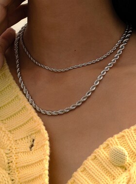 European American Accessories Hip Hop Simple Geometric Twist