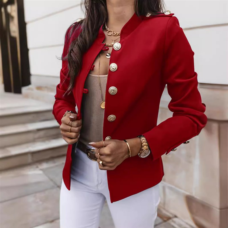 Eaby 2025 Slimfit Long Sleeve Buttoned Small Blazer Short Ja