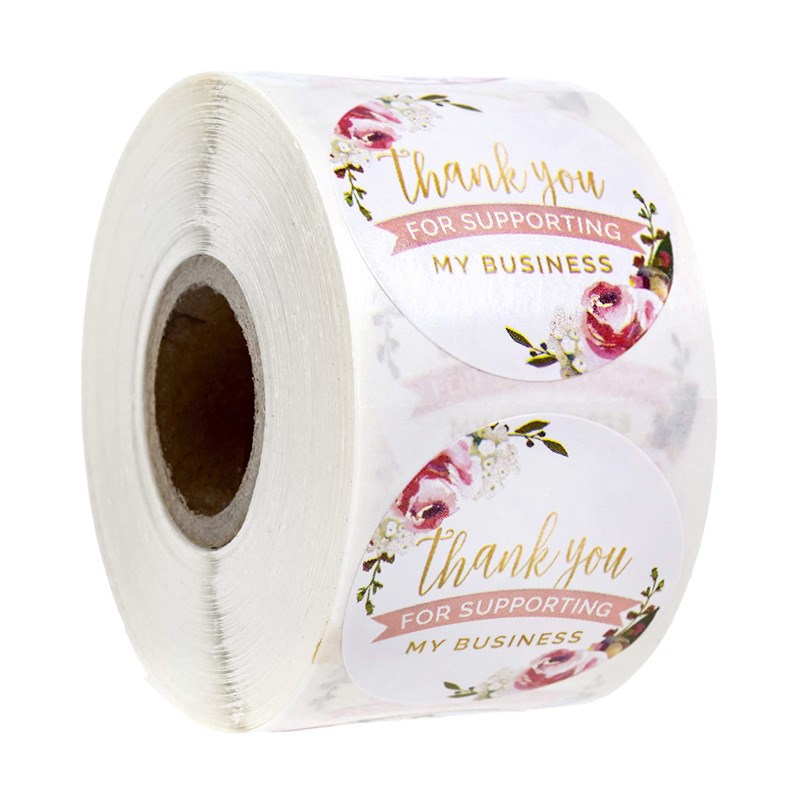 Thank You Stickers Business Sealing Stickers Decorative Labe