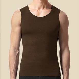 Warm Drilley Vest for Men Innerwear Sleeveless TShirt Seamle