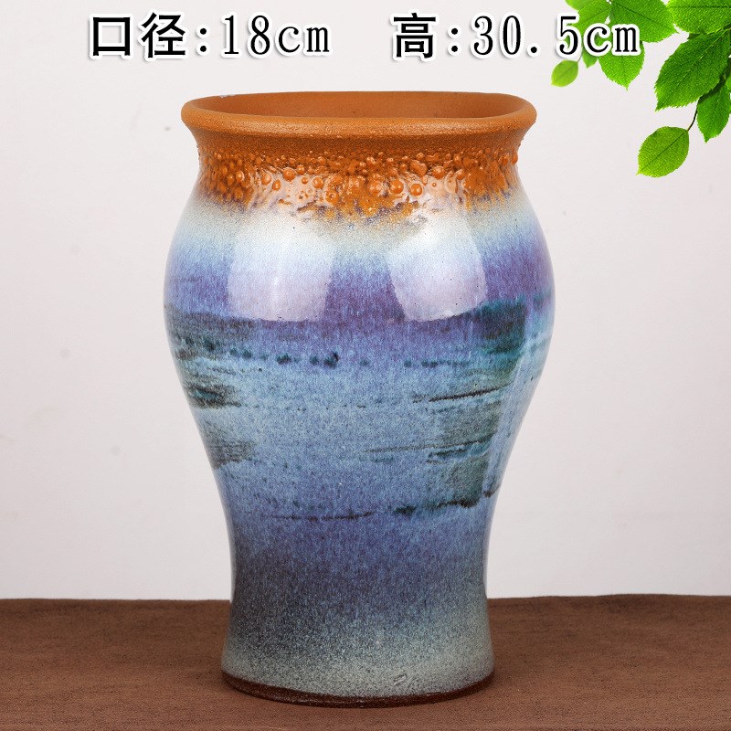 Large Ceramic Planter for Jade Tree Dragon Blood Tree Money