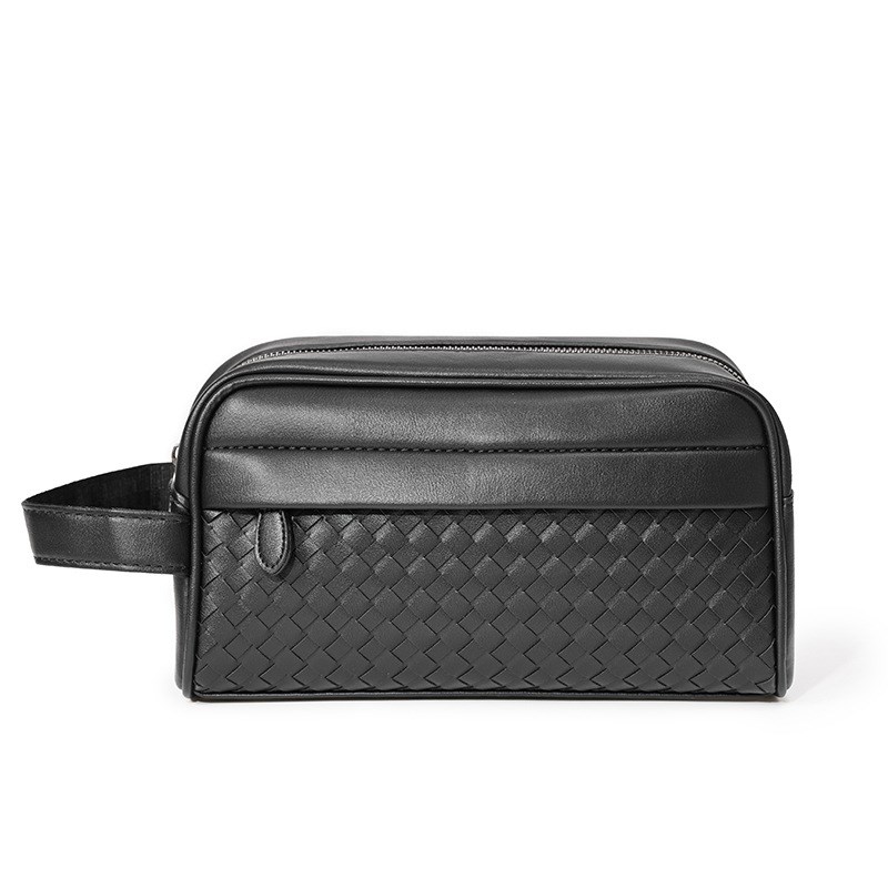 HighQuality Handcrafted Mens Wrist Bag Light Business Commut