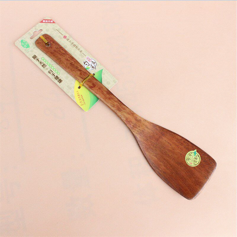 32cm Long Handle Wooden Cooking Spatula for NonStick Pan Kit