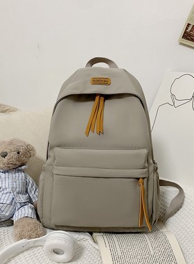 2025 Womens Nylon Backpack Fashion Versatile Literary Colleg