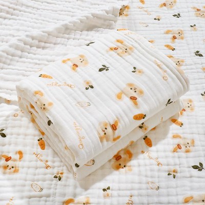 Newborn Baby Cotton Bathing Swaddle Towel 6Layer All Cotton