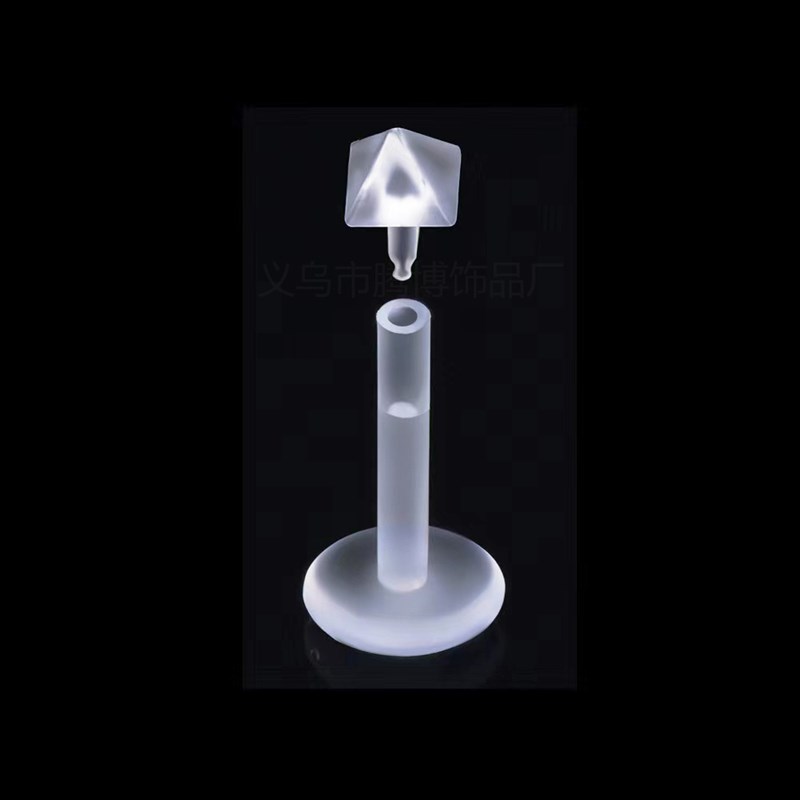 European American Transparent Detachable Square Pyramid Lip