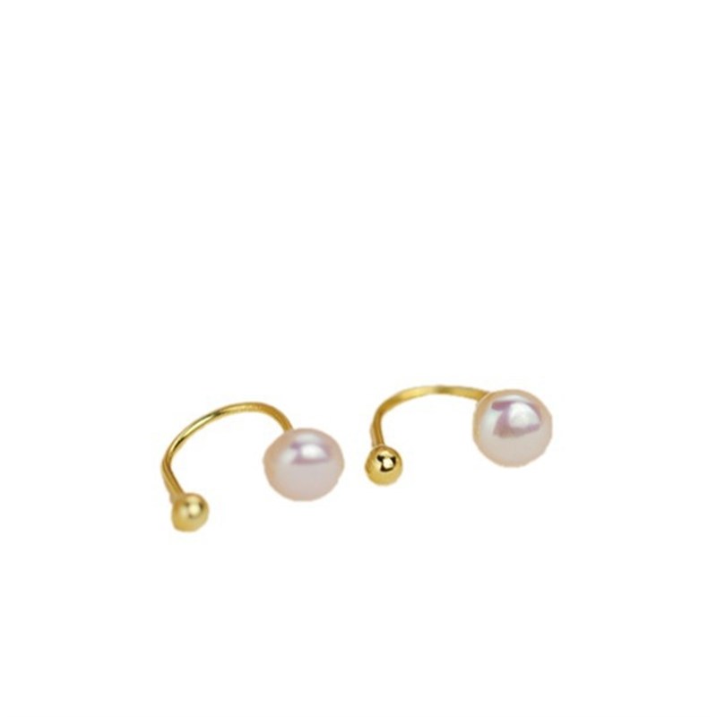 Freshwater Pearl Earrings Women 2025 Retro French Chic Light