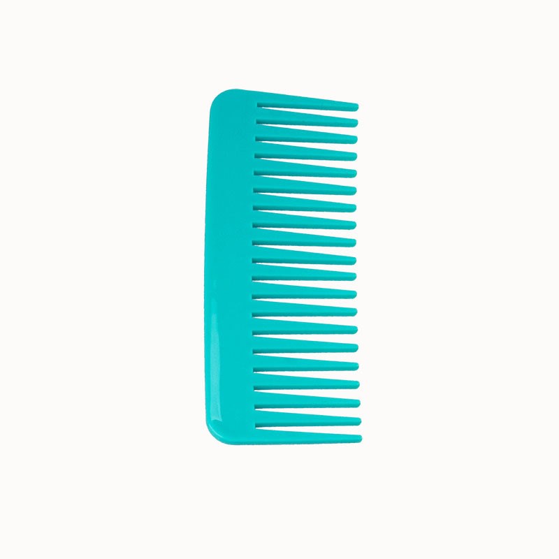 Plastic Square WideTooth Comb for Hair Styling Detangling Cu
