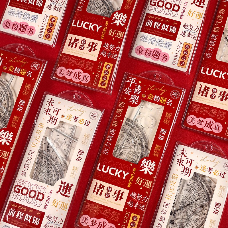 Student Ruler Set 4Piece HighValue Triangle Ruler Straight R