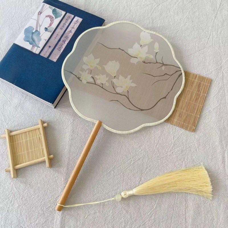 Chinese Style Translucent Dancing Fan Retro Classical Dance