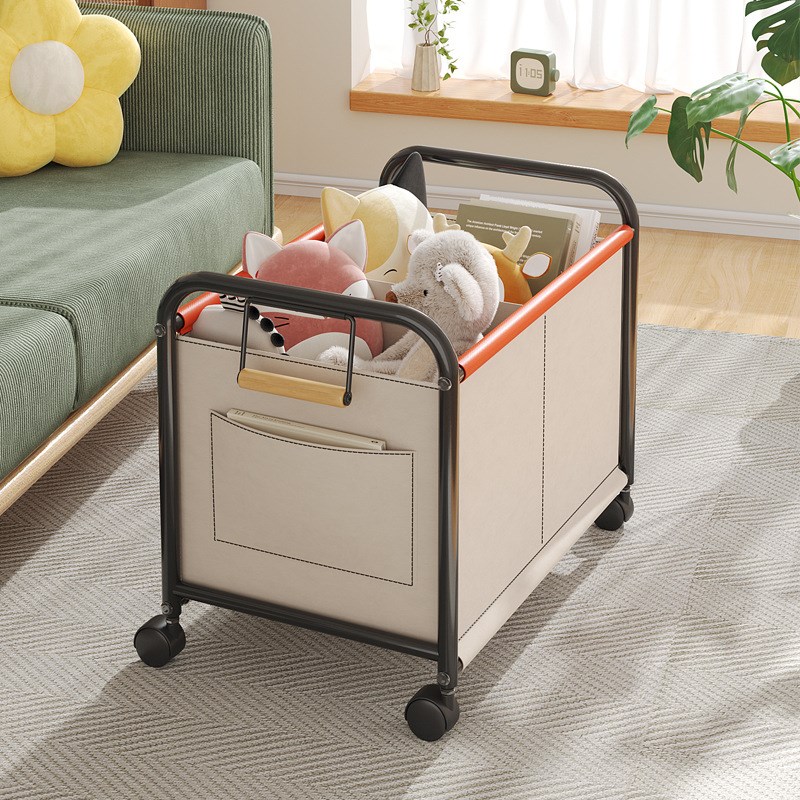 Storage Cart for Kids Toys Books Portable Shelf with Wheels