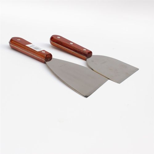 Stainless Steel Wooden Handle Pan Shovel Home Kitchen Cookin