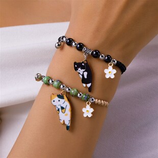 Designer Stylish Simple Lazy Cat Knit Bracelet for Girls Bes