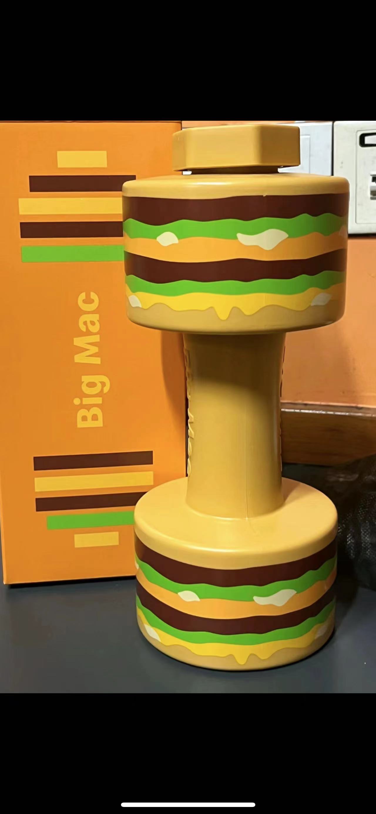 2024麦当劳新年限定哑铃巨无霸系列水壶周边现货秒发新品限量正品