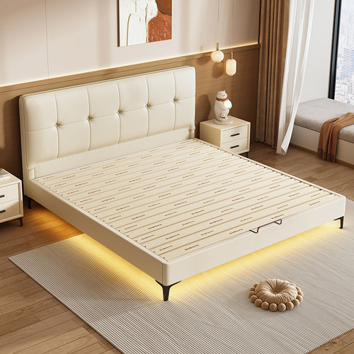 热销前1⭕薄床头齐边床-免费定制